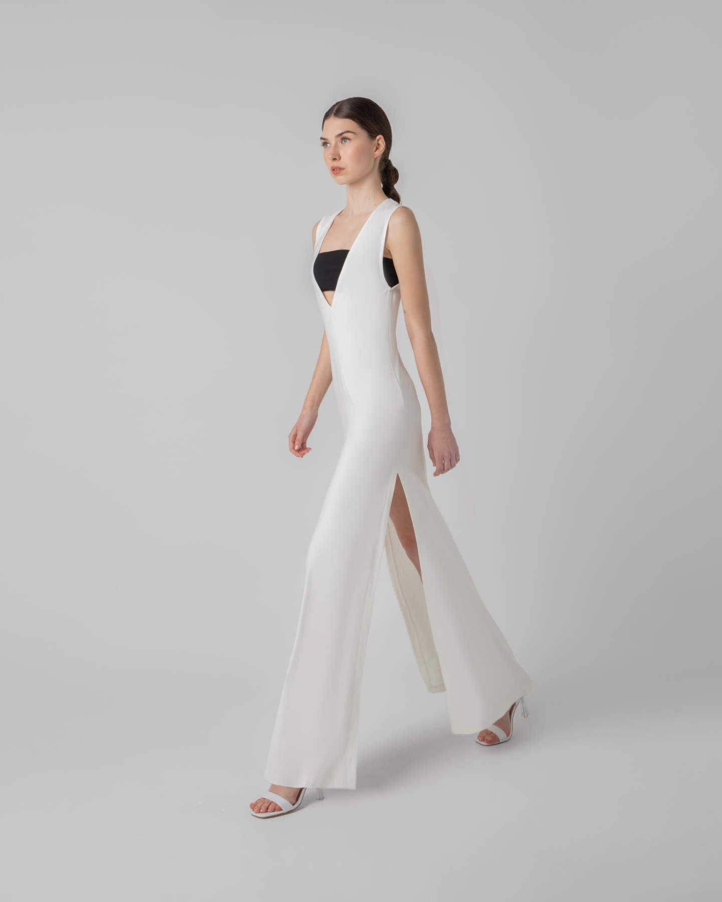 MAXI DRESS WITH BUSTIER